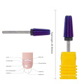 Purple Etools Pedicure Machine Electric Drill File Bits